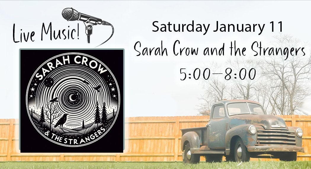 Live music: Sarah Crow and the Strangers event