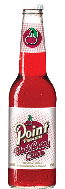 Point Premium Black Cherry Cream Soda Bottle