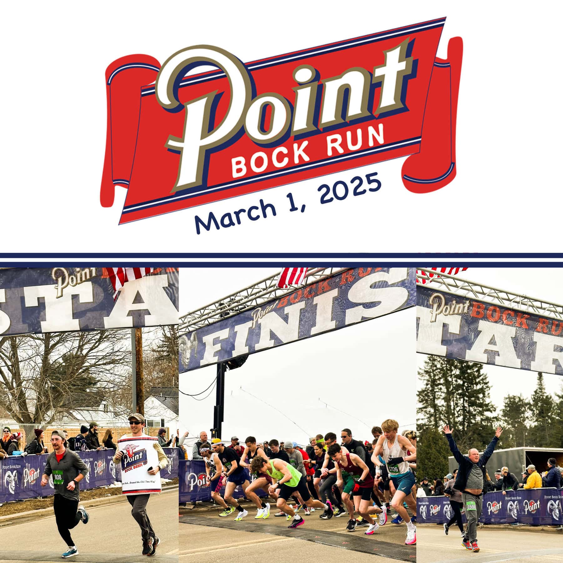 Point Bock Run event, March 1, 2025.