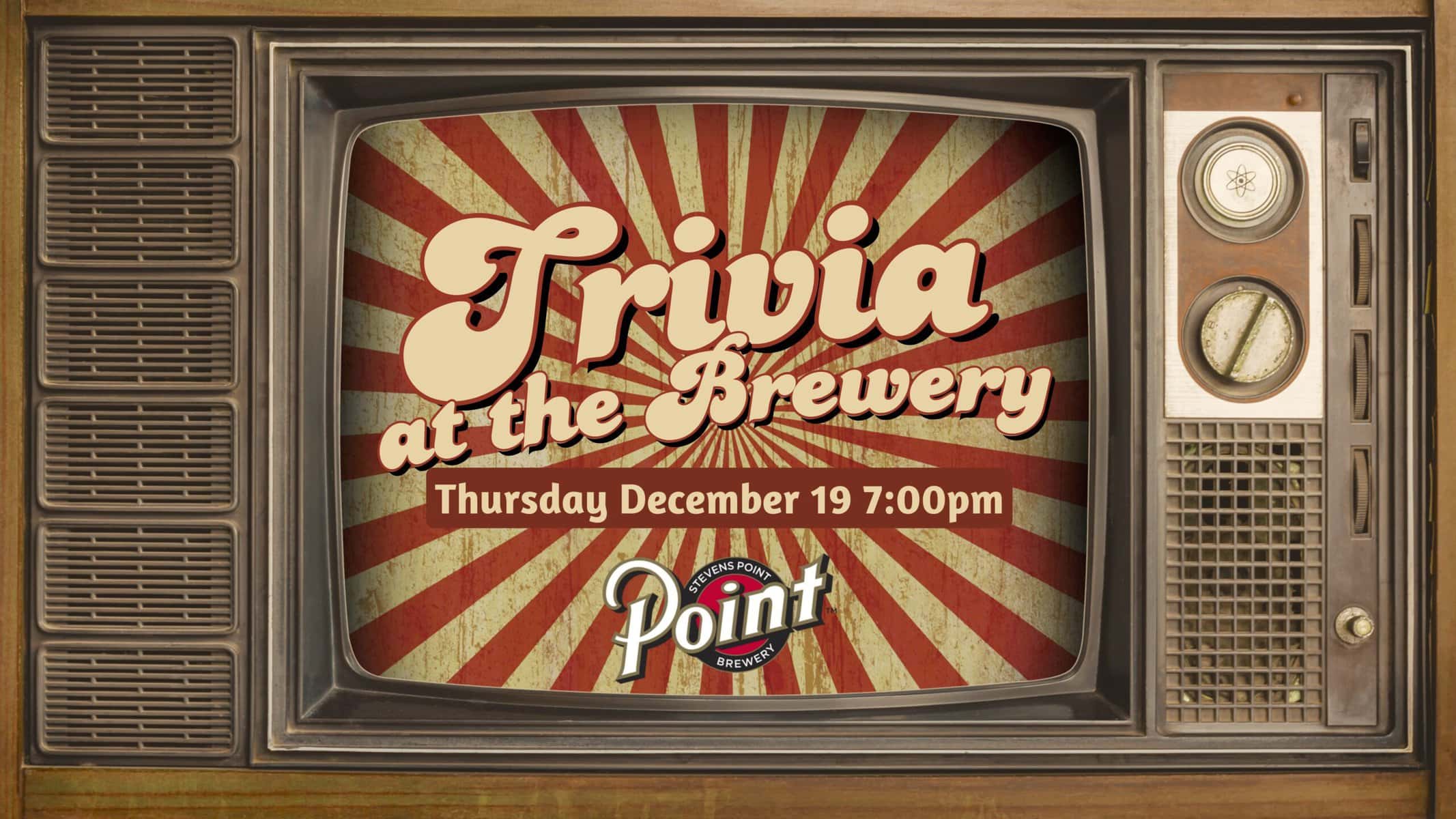 Trivia night event at the brewery December 19.