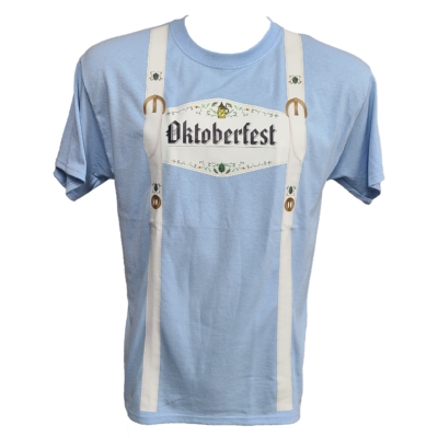 Oktoberfest T-shirt with lederhosen design