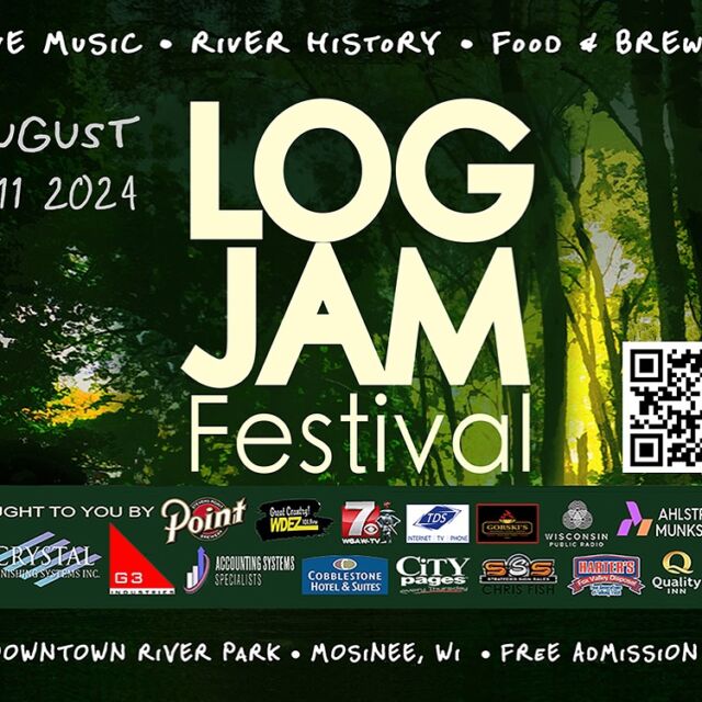 Mark your calendars! Point Brewery is the proud sponsor of the Log Jam Festival in Mosinee coming up August 9-11!
