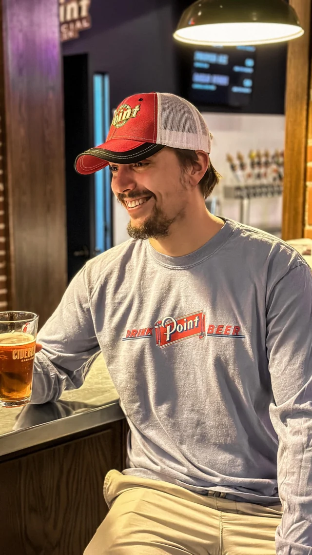 There’s no point in drinking if there’s no Point to drink. Hit that heart if you agree.

Shirts are in the gift shop and will be online on a couple weeks!
#brewery #christmas #taproom