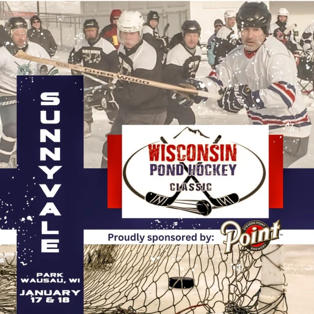 Point Brewery proudly sponsors the Wisconsin Pond Hockey Classic in Wausau at Sunnyvale Park January 17 & 18! 
Visit: www.classicpondhockey.com for more info!