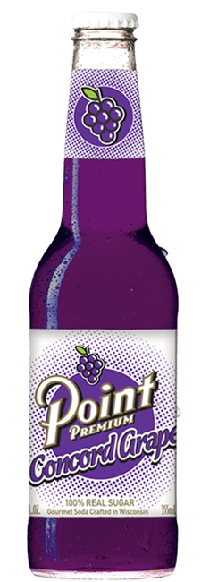 Point Premium Concord Grape Soda Bottle